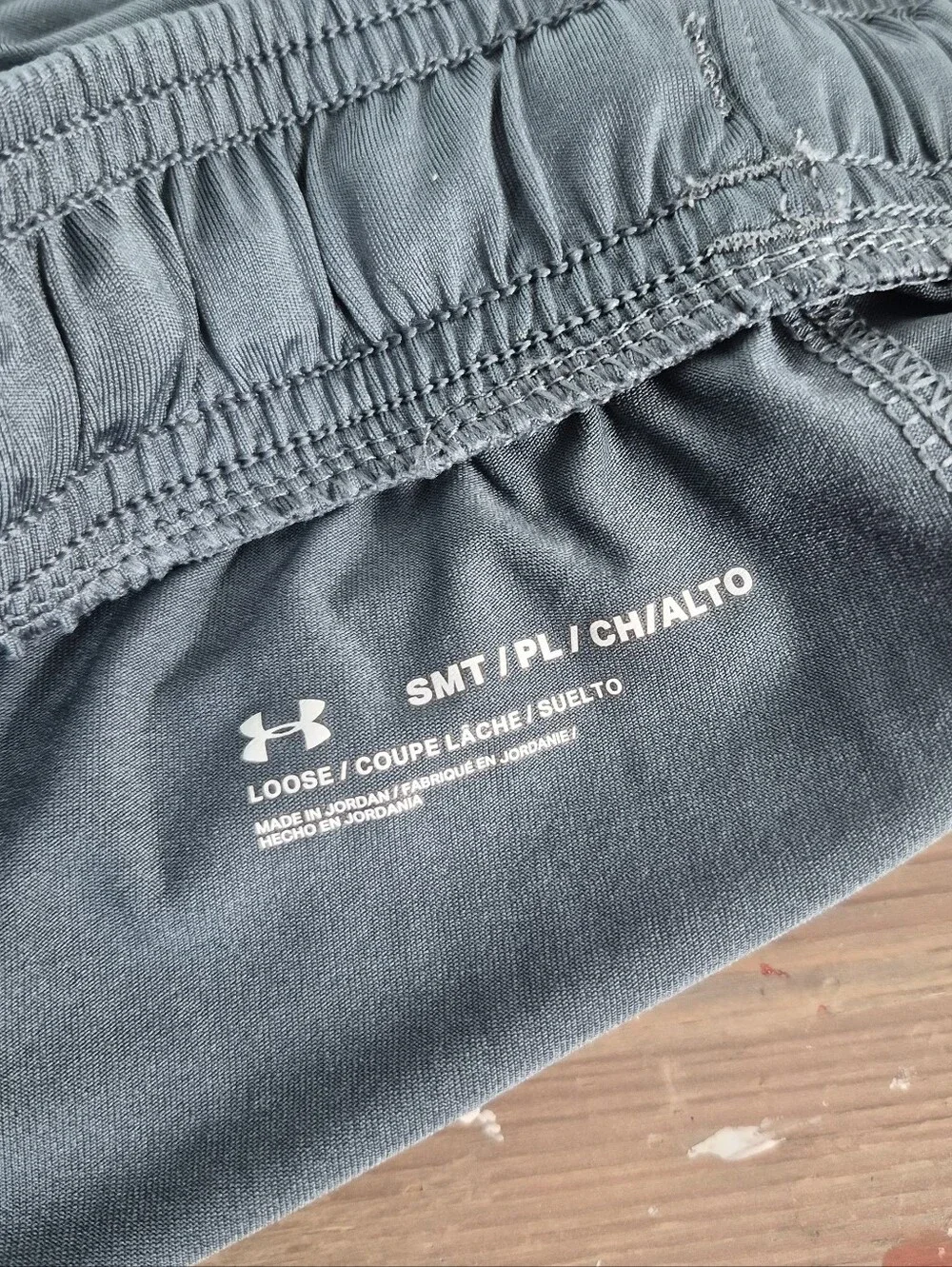 Under Armour Men's UA Raid 2.0 Shorts Pitch Gray Size Small Tall